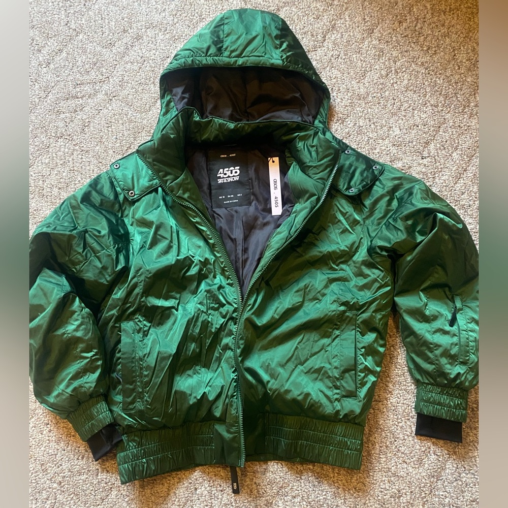 Women’s 4505 Bomber Style Emerald Green Ski Jacket